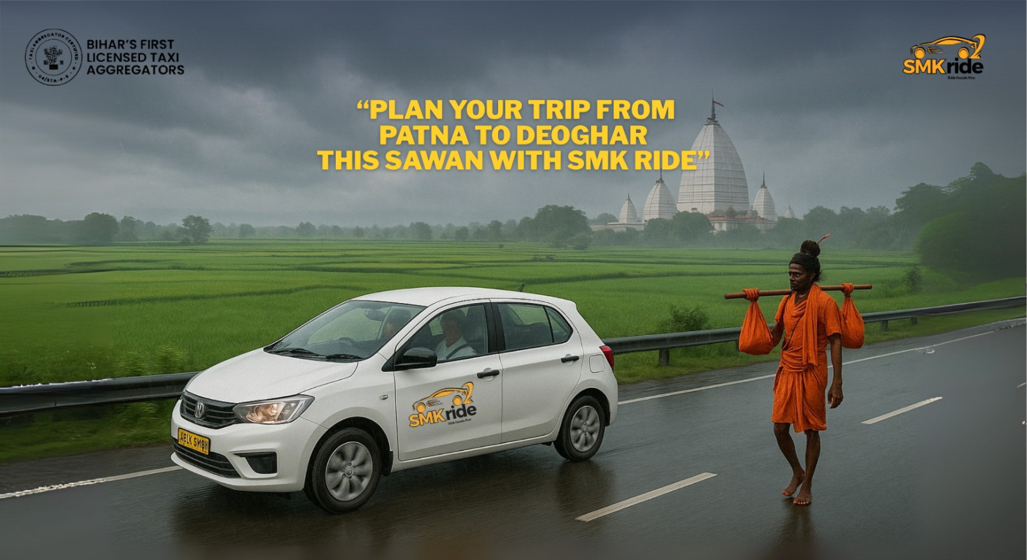 Plan Your Trip from Patna to Deoghar this Sawan with SMK Ride